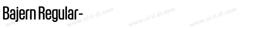 Bajern Regular字体转换 Bajern Regular字体转换